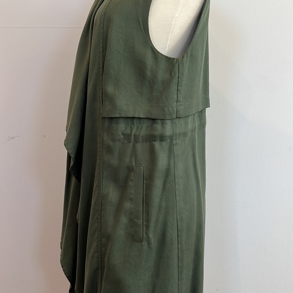 Cupcakes and Cashmere Camo green Duster vest Size L - Picture 3 of 8